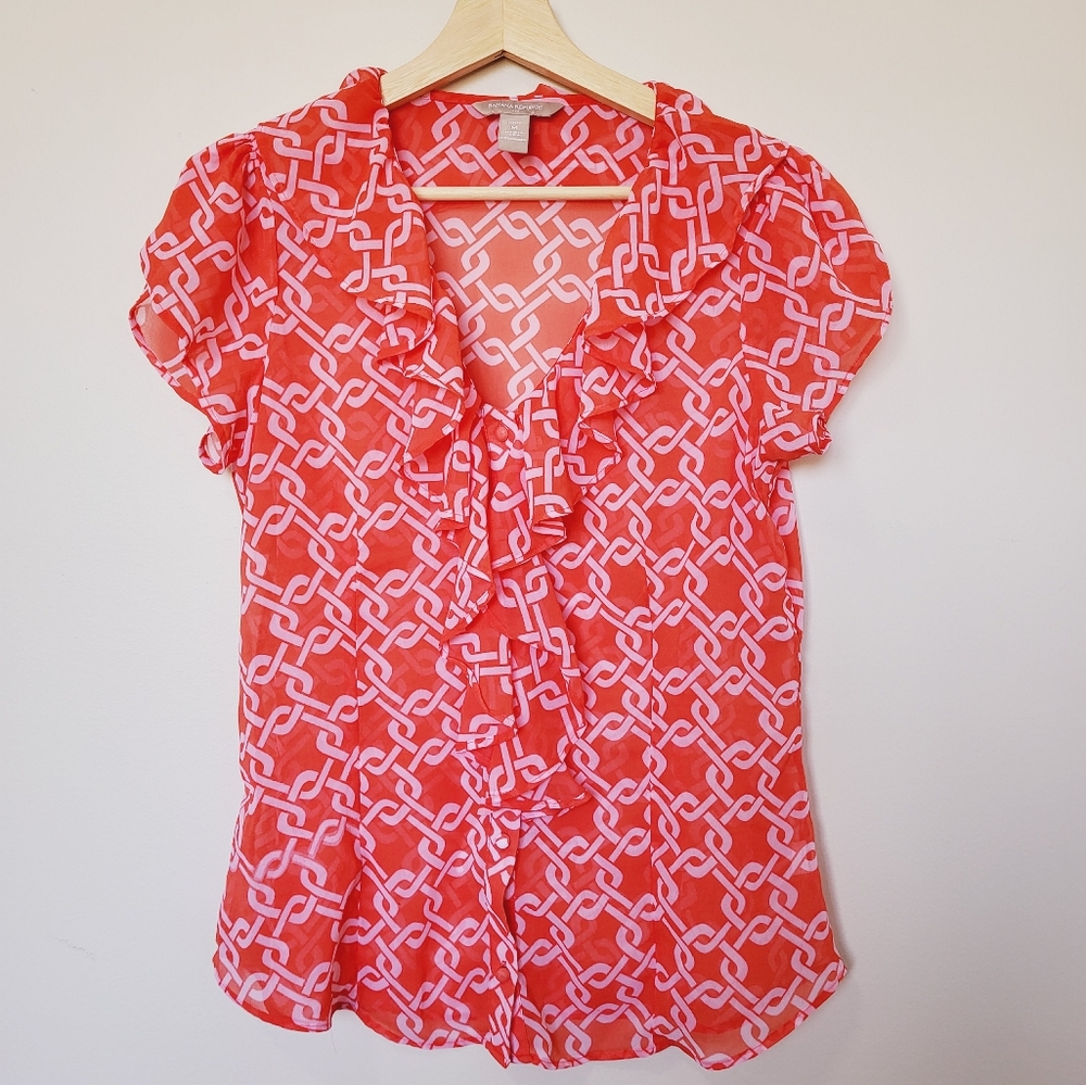 Banana Republic ruffled top